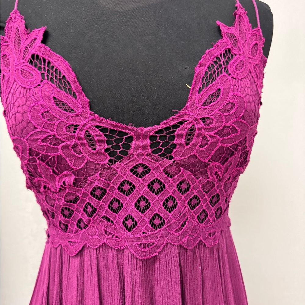 Free People Purple Lace Dress